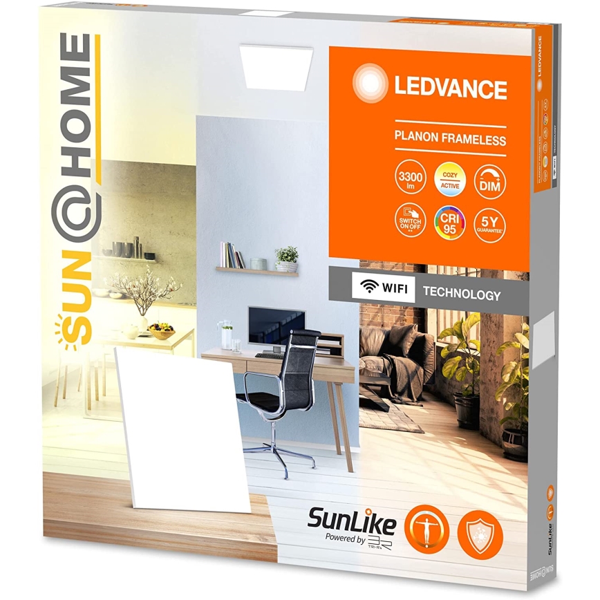 Ledvance - Panneau monté en surface à intensité variable SUN@HOME LED/35W/230V 2200-5000K CRI 95 Wi-Fi