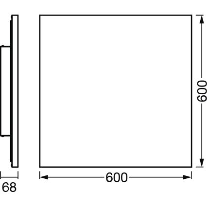 Ledvance - Panneau monté en surface à intensité variable SUN@HOME LED/35W/230V 2200-5000K CRI 95 Wi-Fi