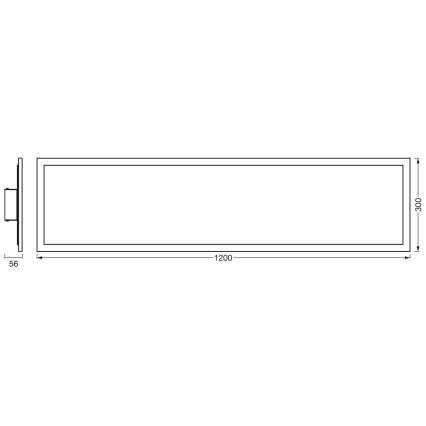 Ledvance - Panneau LED à intensité variable SUN@HOME LED/35W/230V 2200-5000K CRI 95 Wi-Fi