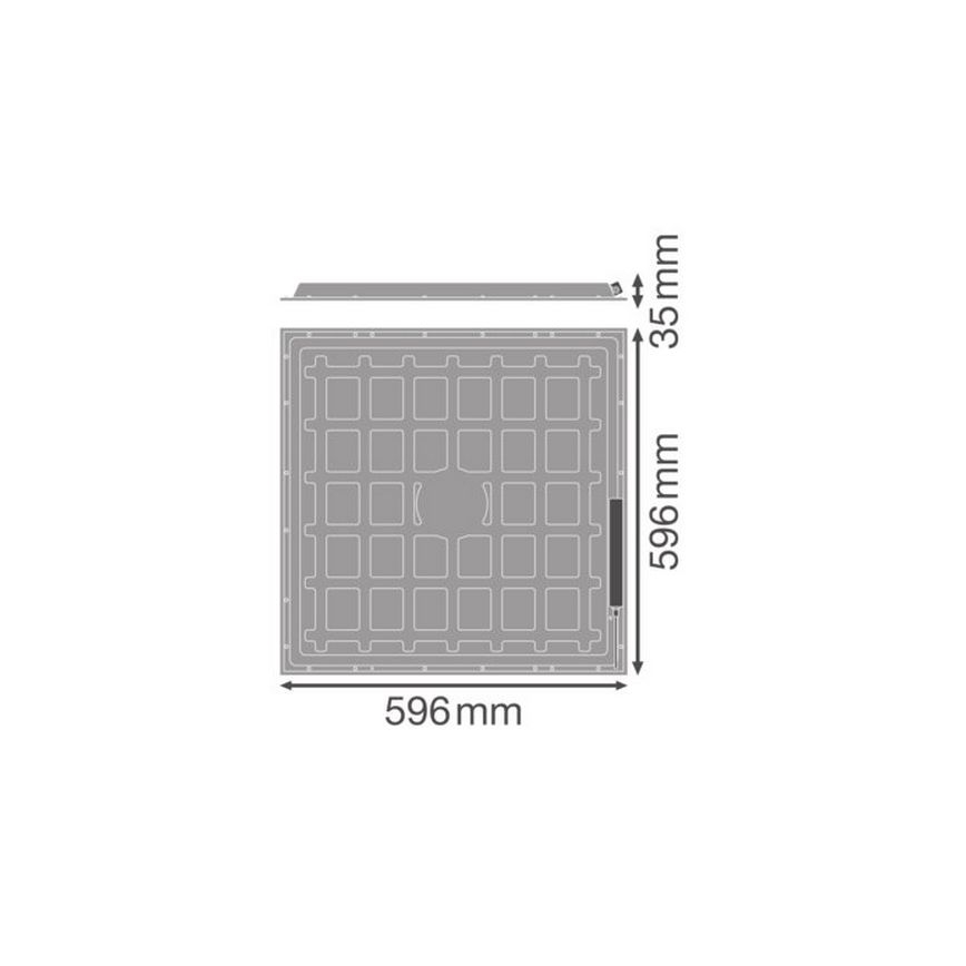 Ledvance - Panneau LED pour faux plafond ESSENTIAL LED/36W/230V 6500K 60x60 cm