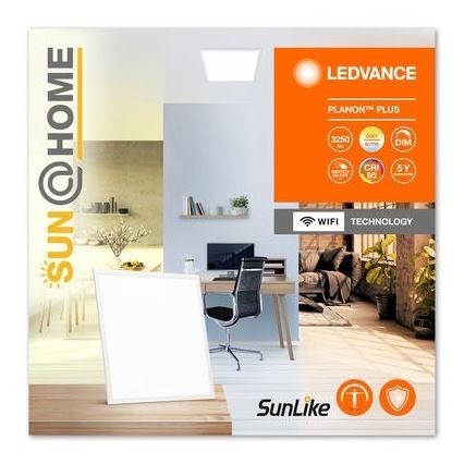 Ledvance - Panneau monté à intensité variable SUN@HOME PLANON LED/35W/230V 2200-5000K Wi-Fi CRI 95