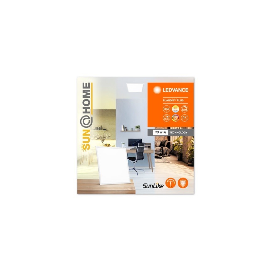 Ledvance - Panneau monté à intensité variable SUN@HOME PLANON LED/35W/230V 2200-5000K Wi-Fi CRI 95