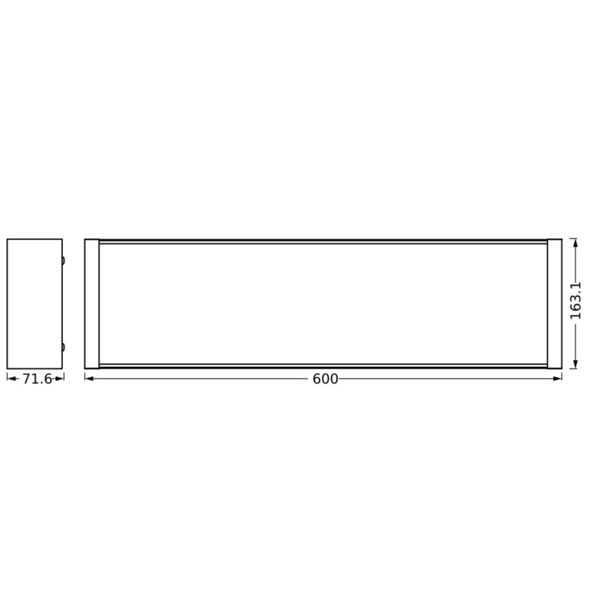 Ledvance - Plafonnier à intensité variable LED OFFICE LINE LED/20W/230V 60 cm + télécommande