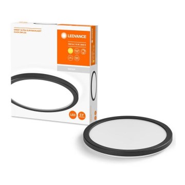 Ledvance - Plafonnier à intensité variable LED ORBIS LED/15W/230V noir