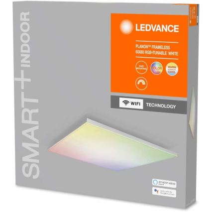 Ledvance - Plafonnier à intensité variable LED RGB+TW SMART+ FRAMELESS LED/40W/230V 3000K-6500K Wi-Fi