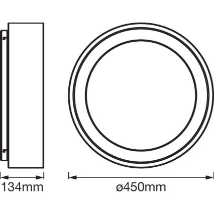 Ledvance - Plafonnier à intensité variable LED SMART+ CYLINDER LED/24W/230V 3,000K-6,500K Wi-Fi