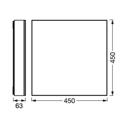 Ledvance -Plafonnier à intensité variable LED SMART+ FRAMELESS LED/24,5W/230V 3000-6500K Wi-Fi