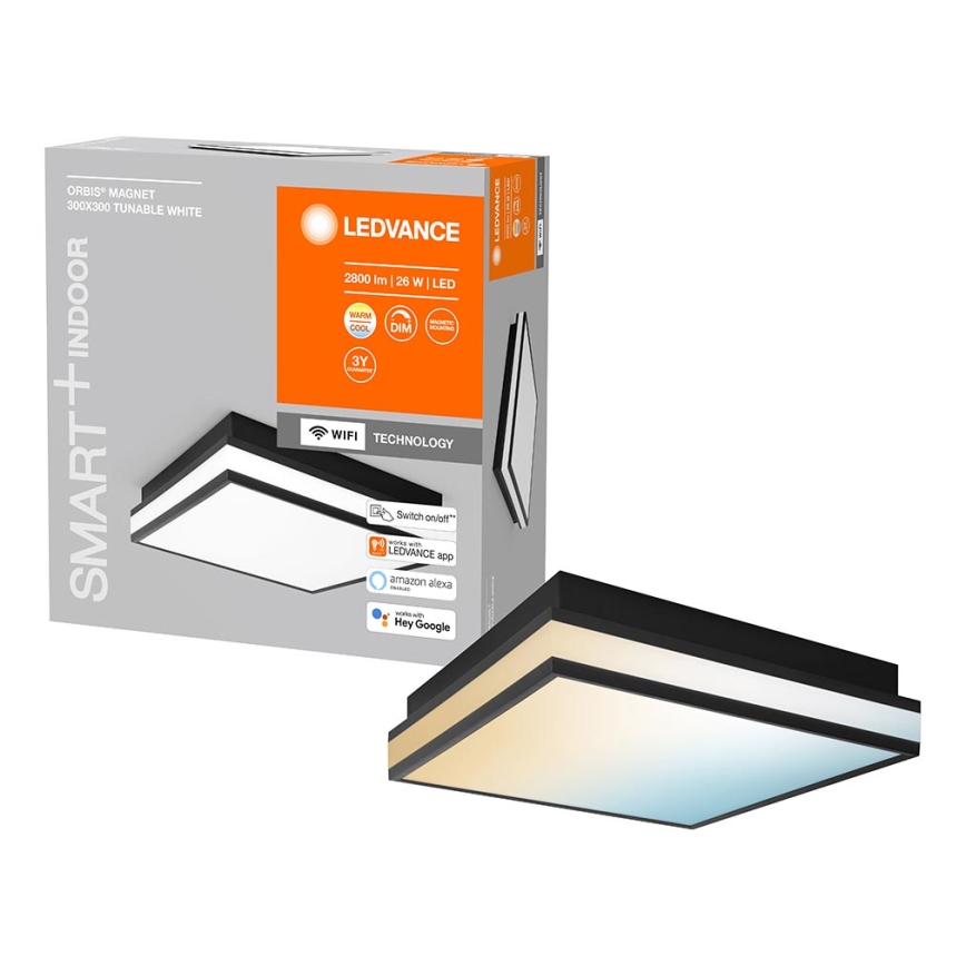 Ledvance - Plafonnier à intensité variable LED SMART+ MAGNET LED/26W/230V 3000-6500K Wi-Fi