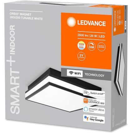 Ledvance - Plafonnier à intensité variable LED SMART+ MAGNET LED/26W/230V 3000-6500K Wi-Fi