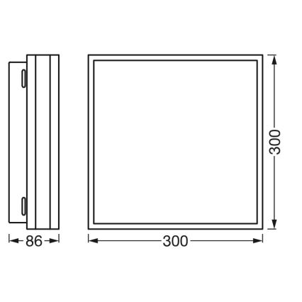 Ledvance - Plafonnier à intensité variable LED SMART+ MAGNET LED/26W/230V 3000-6500K Wi-Fi