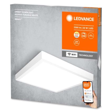 Ledvance - Plafonnier à intensité variable SMART+ DOWNLIGHT LED/22W/230V 3000-6500K Wi-Fi