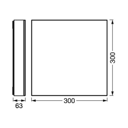 Ledvance - Plafonnier à intensité variable SMART+ FRAMELESS LED/21W/230V 3000-6500K Wi-Fi