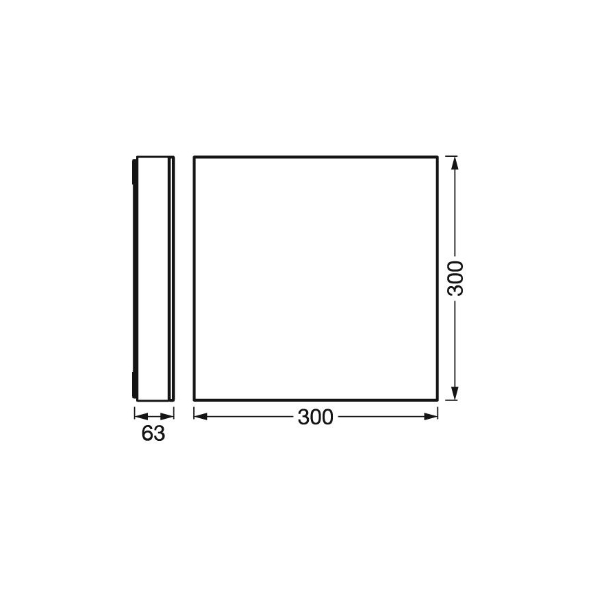 Ledvance - Plafonnier à intensité variable SMART+ FRAMELESS LED/21W/230V 3000-6500K Wi-Fi