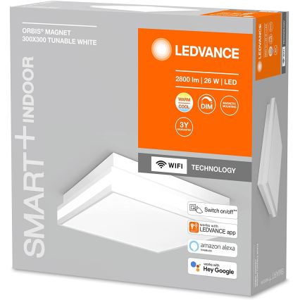 Ledvance - Plafonnier à intensité variable SMART+ MAGNET LED/26W/230V 3000-6500K Wi-Fi