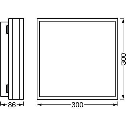 Ledvance - Plafonnier à intensité variable SMART+ MAGNET LED/26W/230V 3000-6500K Wi-Fi