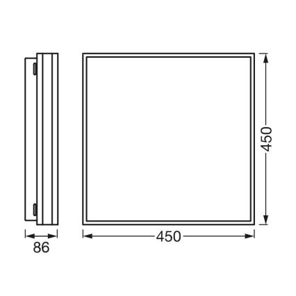 Ledvance - Plafonnier à intensité variable SMART+ MAGNET LED/42W/230V 3000-6500K Wi-Fi