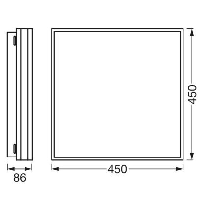 Ledvance - Plafonnier à intensité variable SMART+ MAGNET LED/42W/230V 3000-6500K Wi-Fi