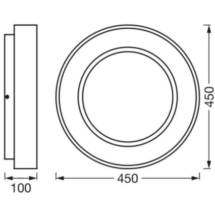 Ledvance- Plafonnier à intensité variable SUN@HOME CIRCULAR LED/18,5W/230V Wi-Fi