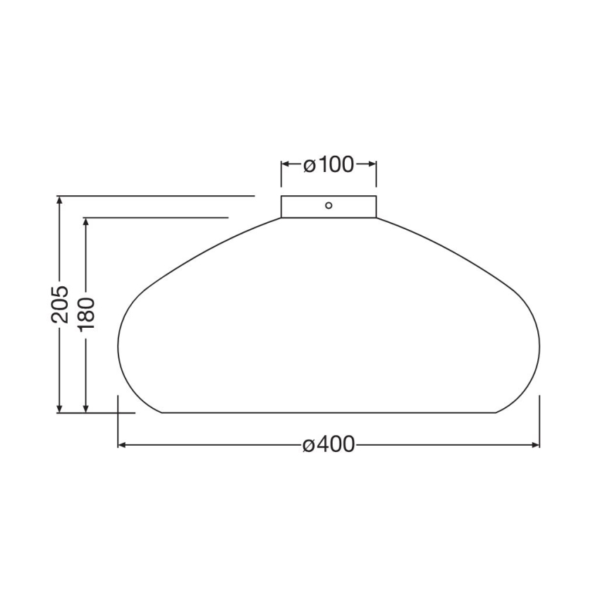 Ledvance - Plafonnier DECOR CARDBOARD 1xE27/15W/230V d. 40 cm