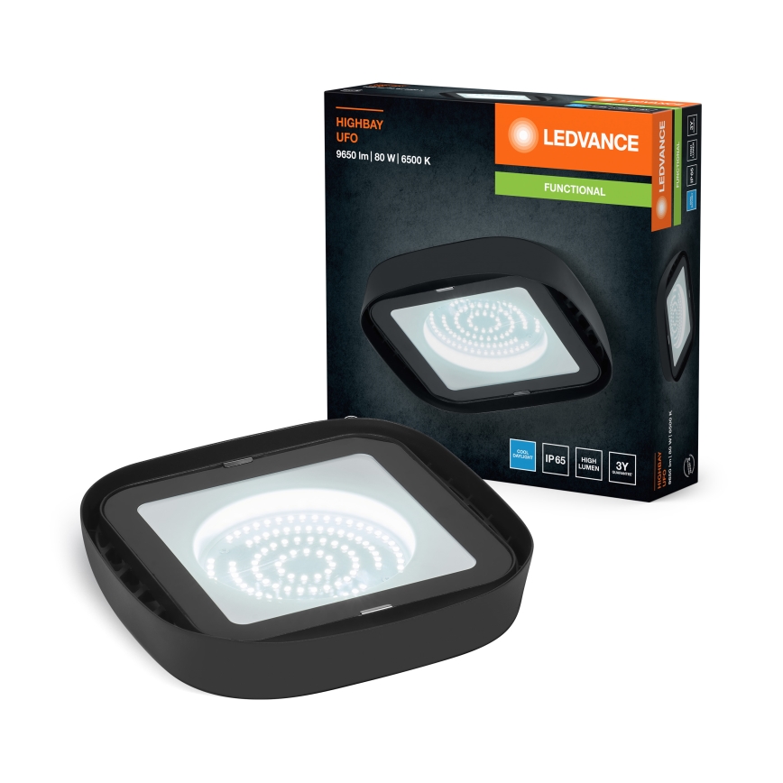 Ledvance - Plafonnier industriel HIGHBAY LED/80W/230V IP65 6500K