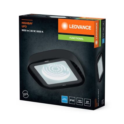 Ledvance - Plafonnier industriel HIGHBAY LED/80W/230V IP65 6500K