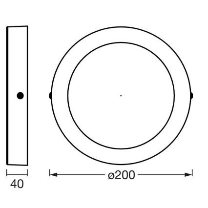 Ledvance - Plafonnier LED à intensité variable SMART+ ORBIS LED/12W/230V 3000-6500K Wi-Fi