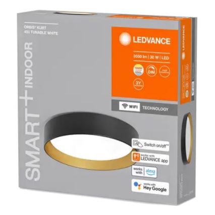 Ledvance - Plafonnier LED à intensité variable SMART+ KURT LED/30W/230V 2700-6500K Wi-Fi