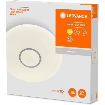 Ledvance - Plafonnier LED avec détecteur SPARKLEDOT LED/32W/230V