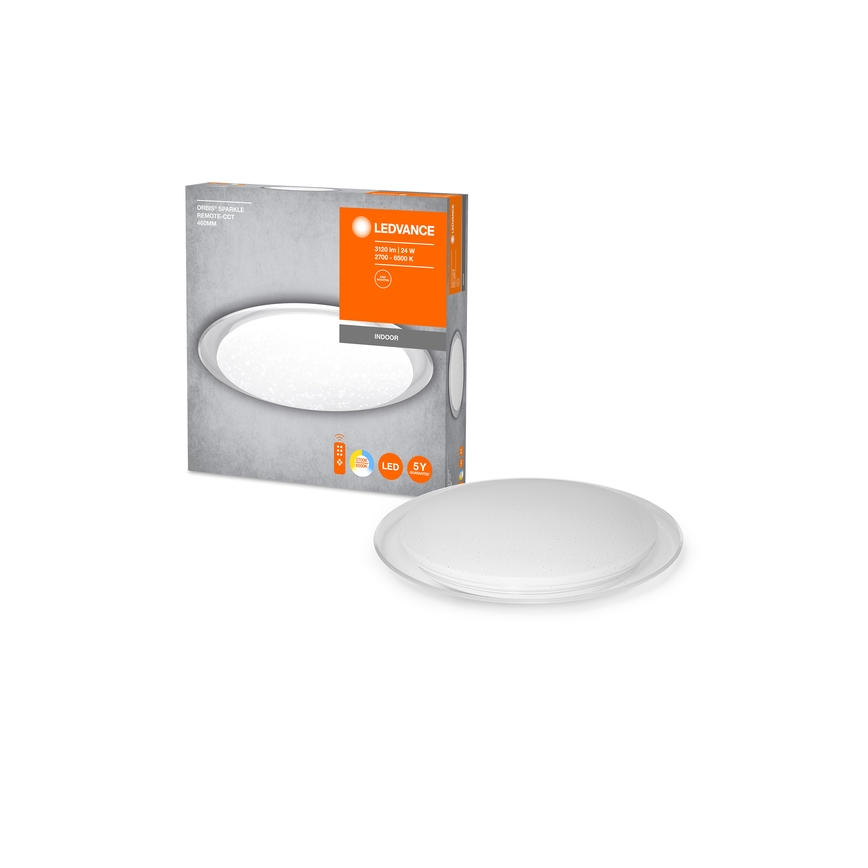 Ledvance - Plafonnier LED dimmable ORBIS SPARKLE LED/24W/230V 2700-6500K Ø 50 cm + télécommande