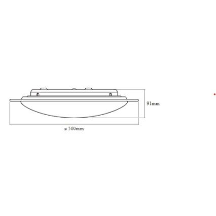 Ledvance - Plafonnier LED dimmable ORBIS SPARKLE LED/24W/230V 2700-6500K Ø 50 cm + télécommande