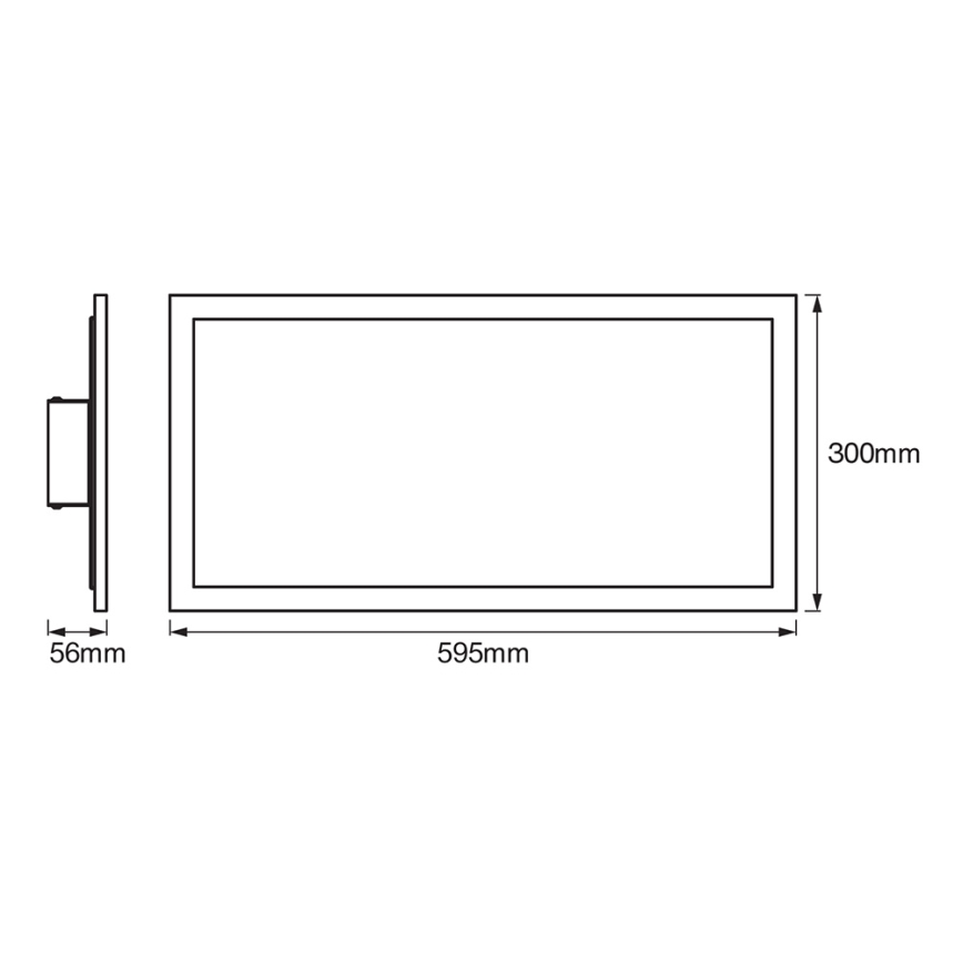 Ledvance - Plafonnier LED dimmable SMART+ PLANON LED/22W/230V 30x60 cm Wi-Fi