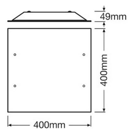 Ledvance - Plafonnier LED LUNIVE LED/24W/230V