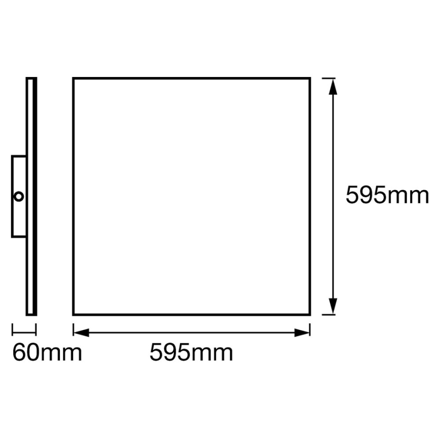 Ledvance - Plafonnier LED RGB à intensité variable PLANON LED / 49W / 230V + télécommande