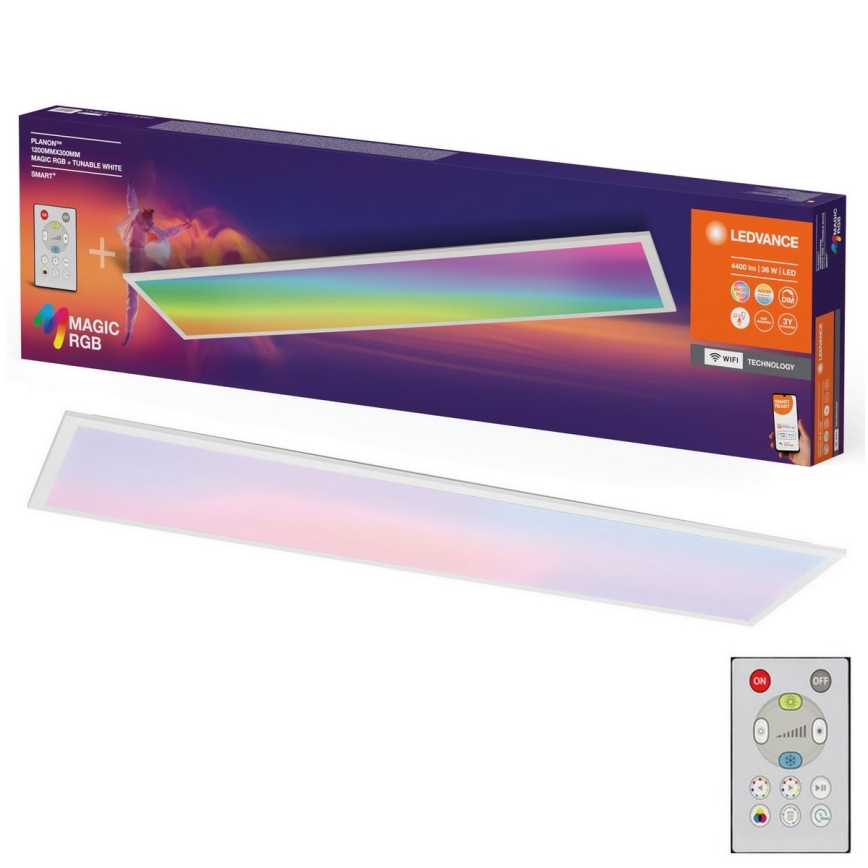 Ledvance - Plafonnier LED RGBW à intensité variable SMART+ MAGIC LED/36W/230V 2700-6500K Wi-Fi + télécommande