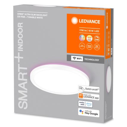 Ledvance - Plafonnier LED RGBW à intensité variable SMART+ ORBIS LED/19W/230V 2700-6500K Wi-Fi