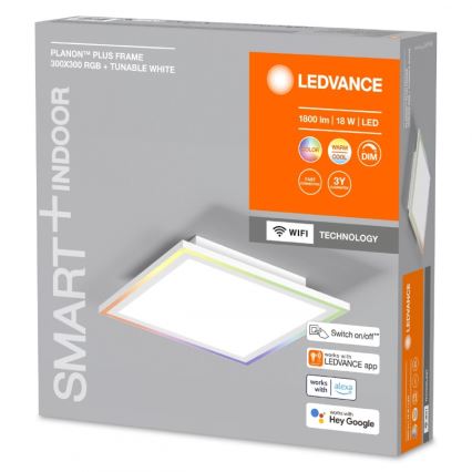 Ledvance - Plafonnier LED RGBW à intensité variable SMART+ PLANON LED/18W/230V 2700-6500K Wi-Fi