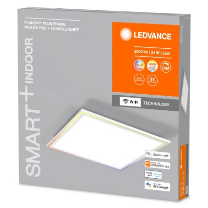 Ledvance - Plafonnier LED RGBW à intensité variable SMART+ PLANON LED/24W/230V 2700-6500K Wi-Fi