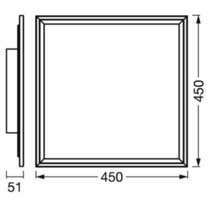 Ledvance - Plafonnier LED RGBW à intensité variable SMART+ PLANON LED/24W/230V 2700-6500K Wi-Fi