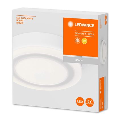 Ledvance - Plafonnier LED ROUND LED/15W/230V d. 20 cm