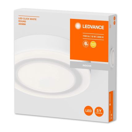 Ledvance - Plafonnier LED ROUND LED/18W/230V d. 30 cm