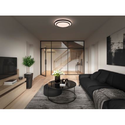 Ledvance - Plafonnier ORBIS BERLIN LED/36W/230V noir