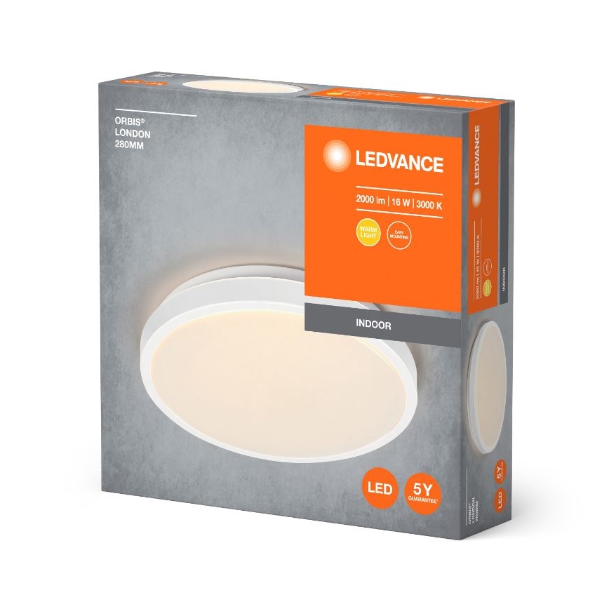 Ledvance - Plafonnier ORBIS LONDON LED/16W/230V blanc