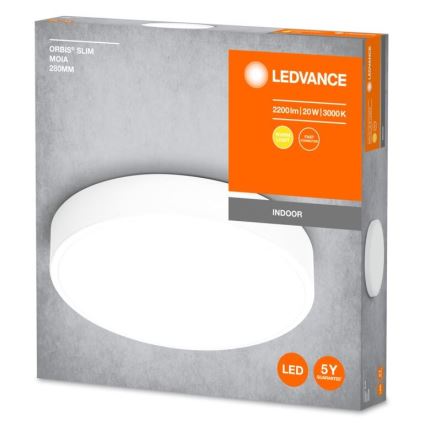 Ledvance - Plafonnier ORBIS SLIM LED/20W/230V blanc