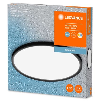 Ledvance - Plafonnier salle de bain DISC LED/18W/230V 3000/4000K IP44