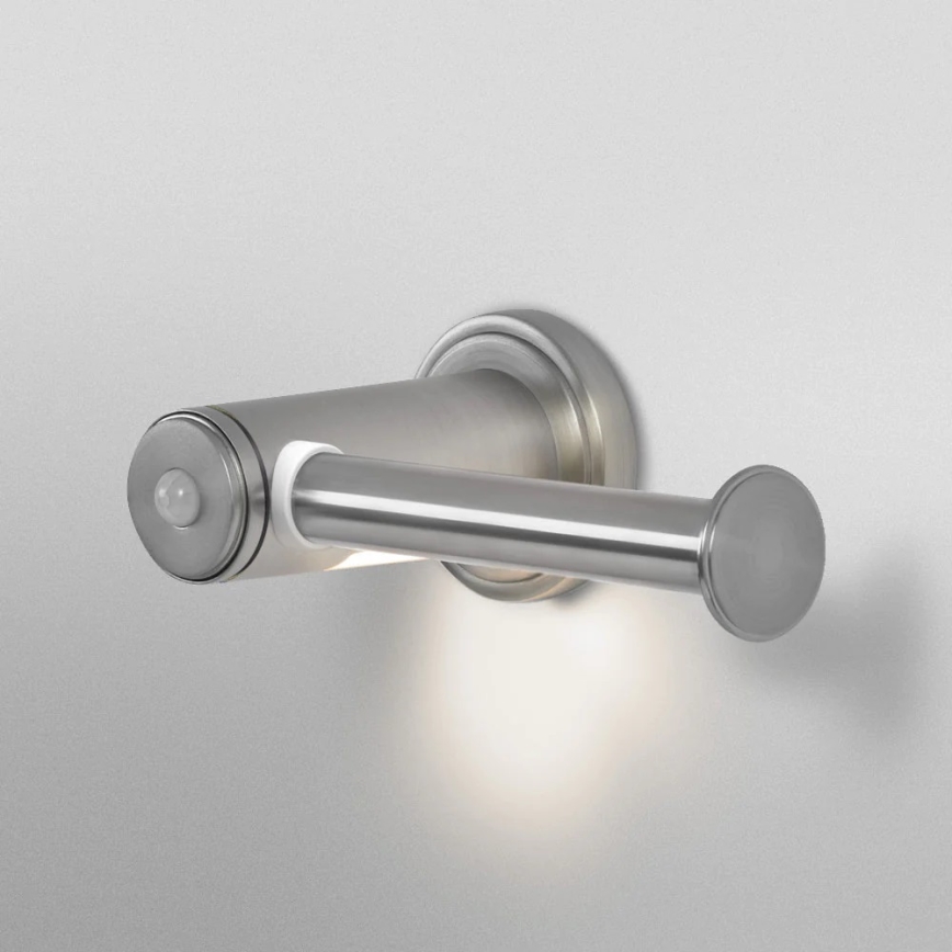 Ledvance - Porte-papier toilette avec rétroéclairage LED 3xAAA IP44
