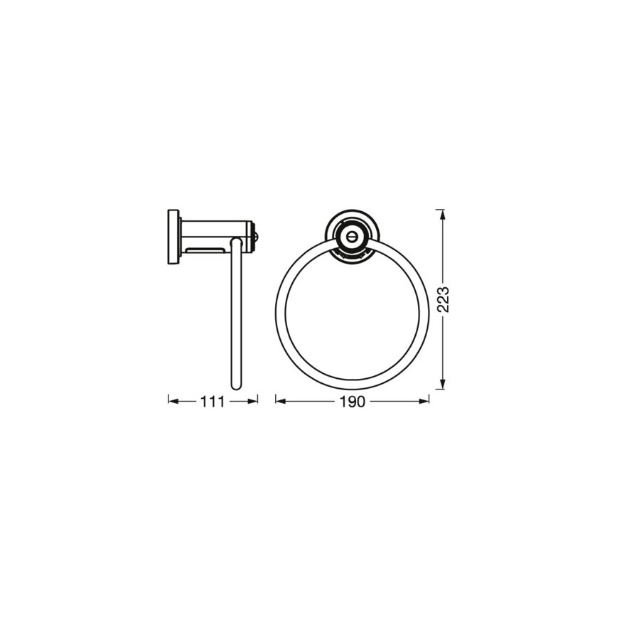 Ledvance - Porte-serviettes avec rétroéclairage LED 3xAAA IP44