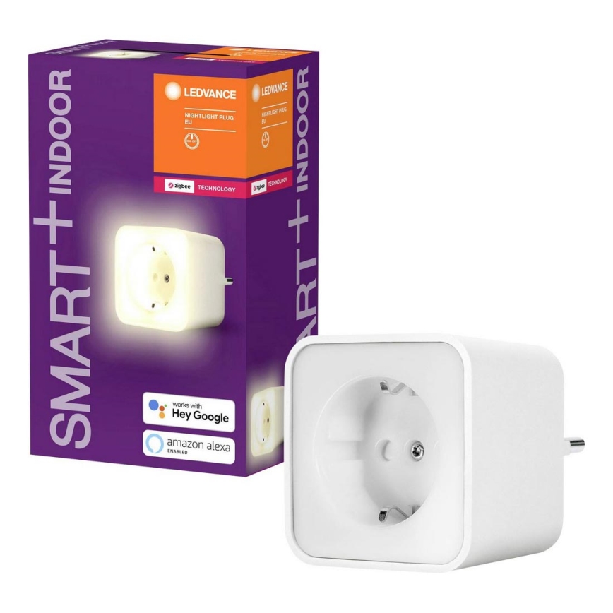 Ledvance - Prise connectée avec une lumière SMART+ PLUG 3680W