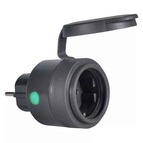 Ledvance - Eclairage connecté Smart+ WIFI avec caméra intégrée - Extérieur  - Gris foncé - Caméra de surveillance connectée - Rue du Commerce