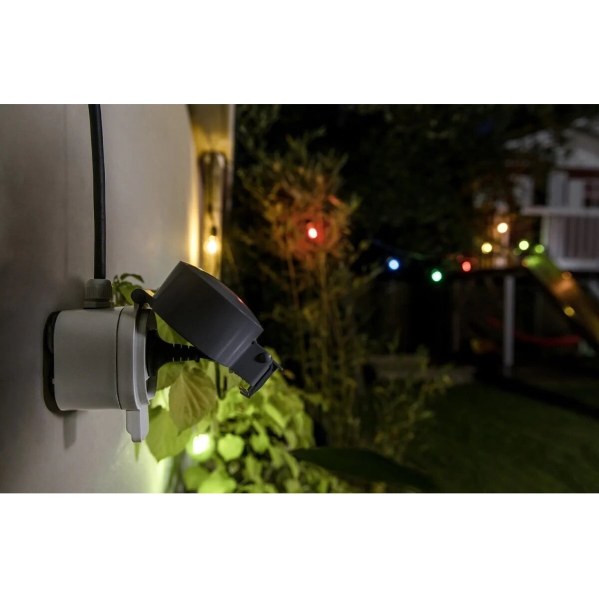Ledvance - Prise connectée extérieur SMART+ 3680W/230V/Type F/SCHUKO 16A IP44