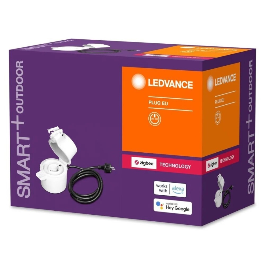 Ledvance - Prise connectée extérieur SMART+ 3680W/230V/Type F/SCHUKO 16A IP44